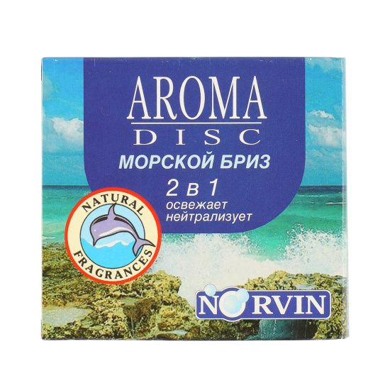 Освежитель дисковой  Aroma disk Norvin Морской бриз 4607023650166