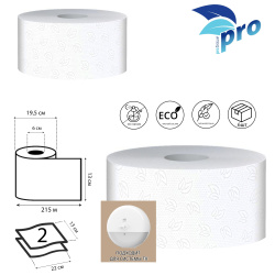 Бумага туалетная, PROtissue, 2 слоя, 6 шт, 215 м, С352