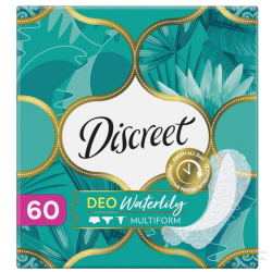 Женские прокладки, ежедневные, 60 шт, Deo Water Lily Multiform Trio, DISCREET, 83746513