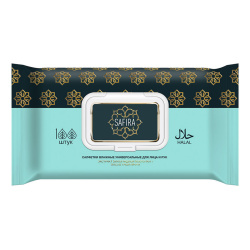 Салфетки влажные, с экстрактом виноградной косточки и грейпфрута, освежающие, 100 шт, пакет с пластиковым клапаном, Premial, 1342