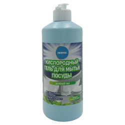Средство для мытья посуды, Свежинка, гель, 500 мл, Зелёный чай, 4610083048040