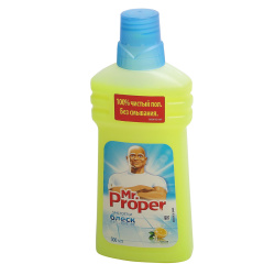 Средство для мытья пола и стен, 500 мл, Лимон, Mr.Proper, 80837695