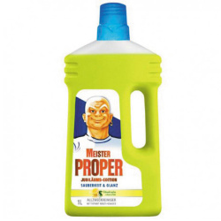 Средство для мытья пола и стен, 1000 мл, Лимон, Mr.Proper, 81752096