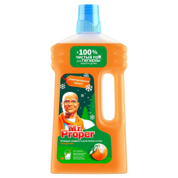 Средство для мытья пола и стен, 1000 мл, Мандарин, Mr.Proper, 80871104