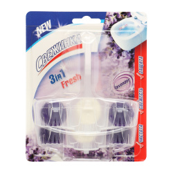 Туалетный блок освежитель для туалета 3в1 2 блока по 40гр Свежинка WC Fresh Lavender 4610083040235