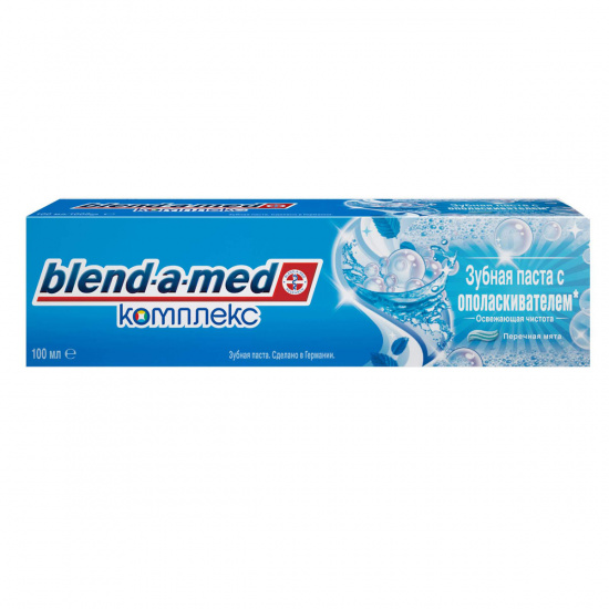 Зубная паста 100 мл, 1 шт, картонная коробка BLEND_A_MED Перечная мята Procter & Gamble 81756899