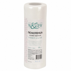 Салфетка, рулон, 24*25 см, 12 шт, вискоза, для поверхностей, Пласт Трейд