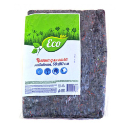 Тряпка для пола, ECO LINE, 80 см, 60 см, нетканое полотно, пакет полиэтиленовый, Русалочка, 072288