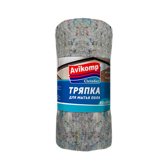 Тряпка для пола, 90 см, 80 см, нетканое полотно, без упаковки, Avikomp, 5583