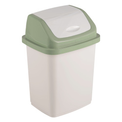 Контейнер оливковый Комфорт для мусора, пластик, 250/205/365 мм, 10 л Эластик Пласт 108