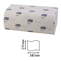 ТОРК Премиум полотенца ZZ 2 слойные Interfold (21см*106л ) 100288-18