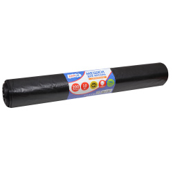 Мешки для мусора, 200 л, 40 мкм, ПВД, тип дна "прямой", 88*114 см, 10 шт, CleanLab, 9050211