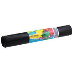 Мешки для мусора, 240 л, 50 мкм, ПВД, 85*130 см, 10 шт, Русалочка, 991003