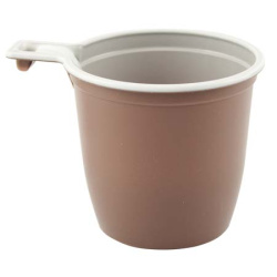 Чашка одноразовая для чая и кофе, 200 мл, пластик, d=75мм, КОМПЛЕКТ 50 шт, 120422