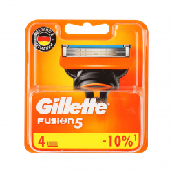 Gillette FUSION кассеты 4шт