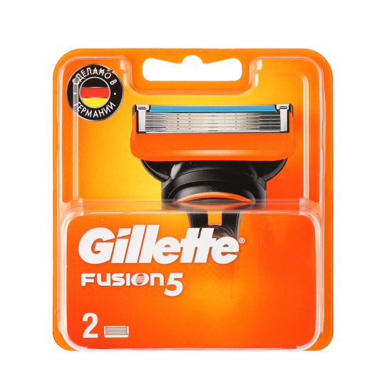 Сменные кассеты для бритья, 2 шт, FUSION, GILLETTE, 80711193