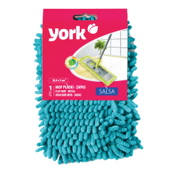 Насадка, Сальса, для швабры, 1 шт, микрофибра, 38,8*9 см, York, 081310