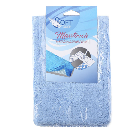 Насадка, МАКСИТАЧ, для швабры, 1 шт, микрофибра, 46*16 см, Soft Touch Bright, 58404-6160