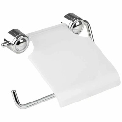 Держатель для туалетной бумаги 12*15 см крепление шуруп хром Рыжий Кот B0926/002487