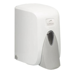 Диспенсер для жидкого мыла 500 мл 170x105x125 мм пластик Luscan Professiona 493578 бело-серый
