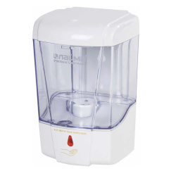 Диспенсер для жидкого мыла и антисептика геля, PROFESSIONAL CLASSIC, 0,6 л, настенный, 10*16,5*11 см, сенсорный, LAIMA, 605391