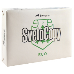Бумага SvetoCopy ECO А4, 80 +/- 3г/кв.м, 500 листов, класс бумаги Сэ, белизна CIE нет