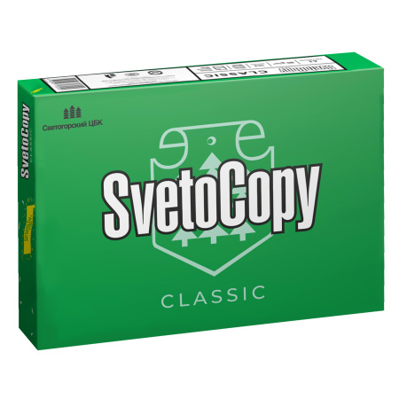 Бумага SvetoCopy А4, 80г/кв.м., 500л, класс бумаги С, белизна CIE 146% Бумага SvetoCopy А4, 80г/кв.м., 500л, класс бумаги С, белизна CIE 146%
