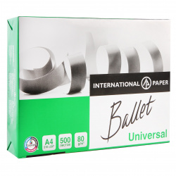 Бумага Ballet Universal А4 80г/м 500л.