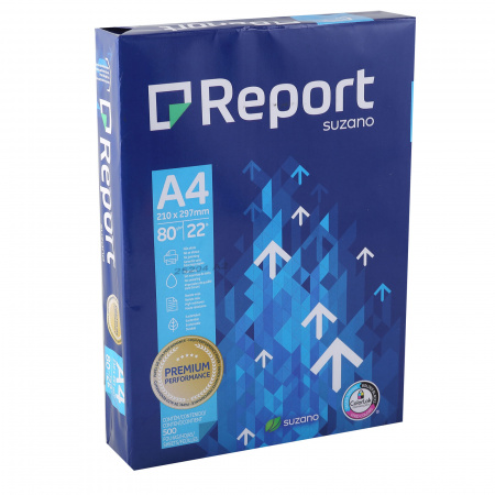 Бумага REPORT PREMIUM А4, 80г/кв.м., 500л, класс бумаги B+, белизна CIE 160% 3757 Бумага REPORT PREMIUM А4, 80г/кв.м., 500л, класс бумаги B+, белизна CIE 160% 3757