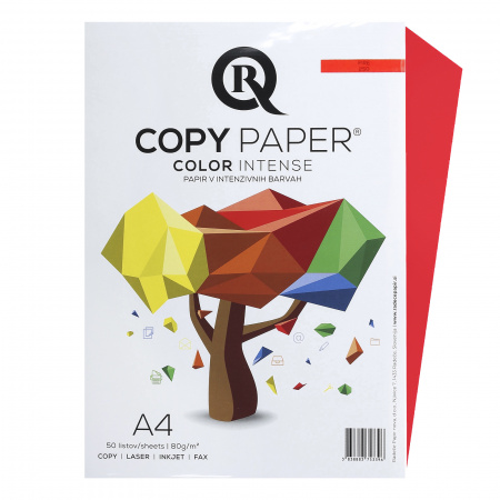 Бумага цветная А4, 80г/кв.м., 50л, интенсив, огонь Rcopy Бумага цветная А4, 80г/кв.м., 50л, интенсив, огонь Rcopy