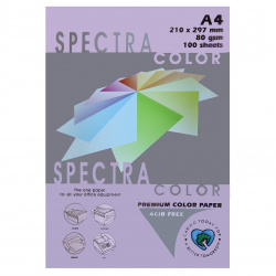 Бумага цветная Spectra Color А4 80г/м 100л №185 сирен