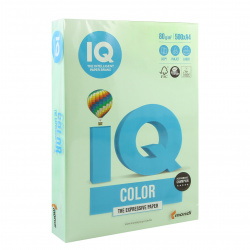 Бумага цветная А4, 80 г/кв.м, 500 листов, пастель, зеленый IQ Color Mondi 00-00012625