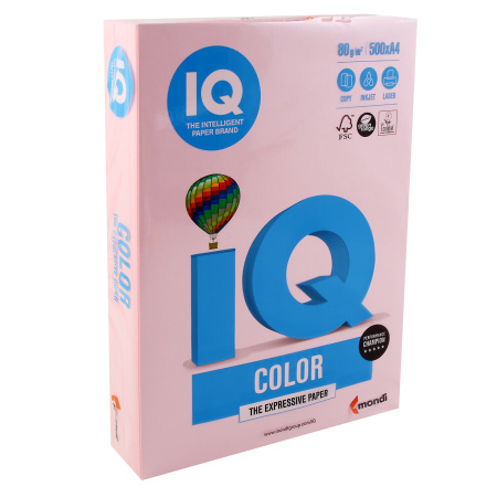 Бумага цветная А4, 80г/кв.м., 500л, пастель, лиловый IQ Color Mondi 00-00012594 Бумага цветная А4, 80г/кв.м., 500л, пастель, лиловый IQ Color Mondi 00-00012594