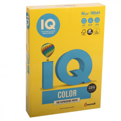 Бумага цветная А4, 80г/кв.м., 500л, интенсив, горчичный IQ Color Mondi 00-00005673/65147