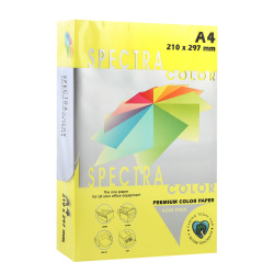 Бумага цветная Spectra Color А4 75г/м 500л № 363 неон желтый