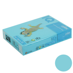 Бумага цветная IQ Color А4 160г/м 250л. 48 св син 00-00000547