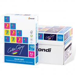 Бумага Mondi Color Copy  А4, 90г/кв.м., 500л, белизна CIE 160%, цвет белый 00-00012408