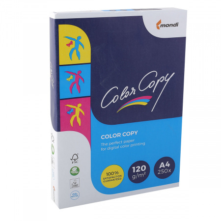 Бумага Mondi Color Copy А4, 120г/кв.м., 250л, белизна CIE 160%, цвет белый 00-00012406 Бумага Mondi Color Copy А4, 120г/кв.м., 250л, белизна CIE 160%, цвет белый 00-00012406
