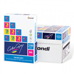 Бумага Mondi Color Copy А4, 250 г/кв.м, 125 листов, для лазерной печати 00-00012410