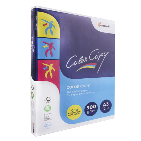 Бумага Mondi Color Copy А3, 300г/кв.м., 125, белизна CIE 160%, цвет белый 00-00012687 Бумага Mondi Color Copy А3, 300г/кв.м., 125, белизна CIE 160%, цвет белый 00-00012687