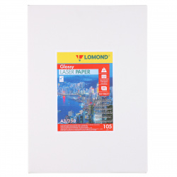 Бумага Lomond Glossy DS А3, 105 г/кв.м, 250 листов, глянцевая, двусторонняя, для лазерной печати 0310631