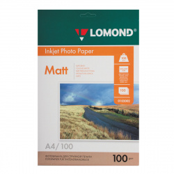 Фотобумага Lomond Ink Jet 100/A4/100 мат.двух. 0102002
