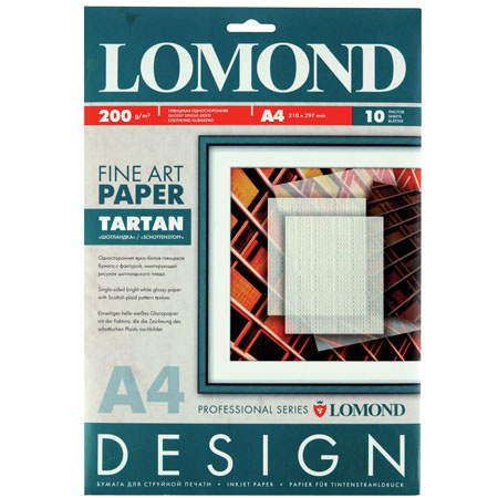 А4, 200г/кв.м., 10л, глянцевая, двусторонняя, шотландка Lomond 0922041 А4, 200г/кв.м., 10л, глянцевая, двусторонняя, шотландка Lomond 0922041