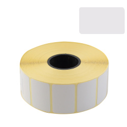 Термоэтикетка, 30*20 мм, ECO, 1800 шт, светостойкость до 2 месяцев, чистая, 2060400