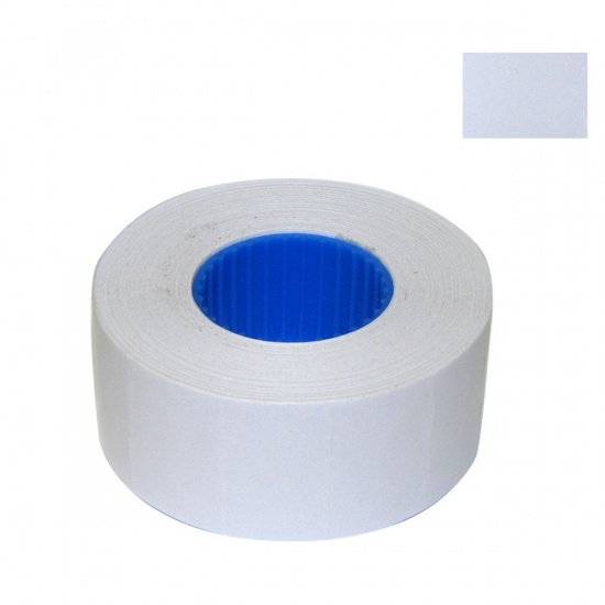 Этикет-лента 26*16 мм, форма прямоугольная, 700 шт, цвет белый Флекс-н-Ролл НФ-00004354