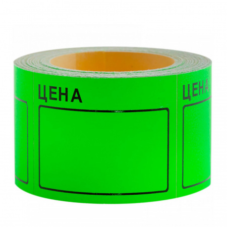 Ценник 38*25мм, форма прямоугольная, 150шт, цвет зеленый Ligamarket НФ-00002299 Ценник 38*25мм, форма прямоугольная, 150шт, цвет зеленый Ligamarket НФ-00002299