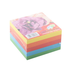 Бумага для заметок 8*8*5 куб 5цв интенсив Spectra Color 500л Deep № скл
