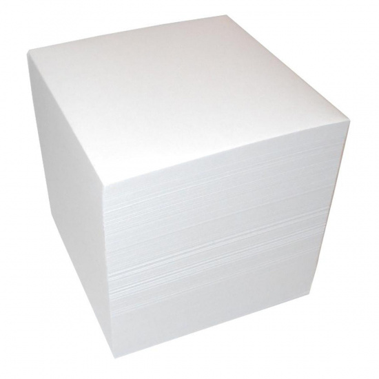Бумага для заметок 9*9*9 куб бел 128981 не скл