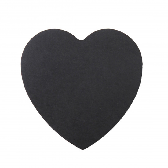 Блок самоклеящийся фигурный, 70*70 мм, 50 листов, черный Black heart deVENTE 2010008