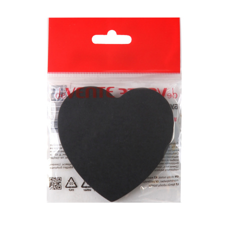 Блок самоклеящийся 70*70 50л deVENTE Black heart 2010008 черная бумага Блок самоклеящийся 70*70 50л deVENTE Black heart 2010008 черная бумага
